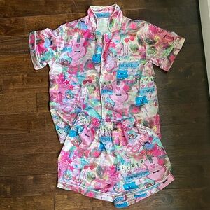 Tweenstyle Pink and Blue Music Pajama Set